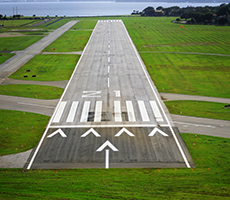 image of airport runway
